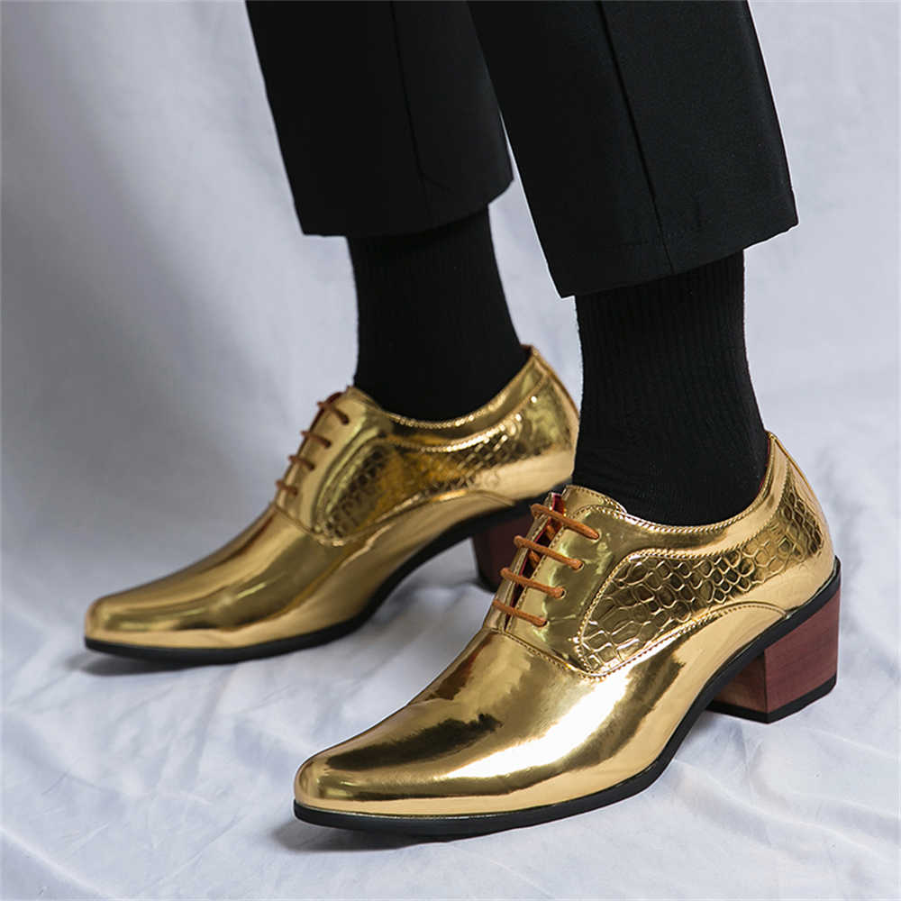 Sneakers - ドレススニーカーヒールメンズブラウンドレスシューズイエローテニス男性用スポーツ介護者高品質ファッションマンスニーカー高級
