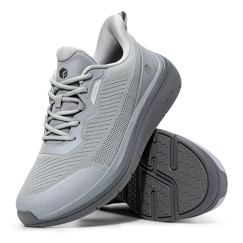 Breathable Mesh Athletic Shoes - フィットヴィル ワイドフィット ウォーキングシューズ メンズ スポーツスニーカー 防水