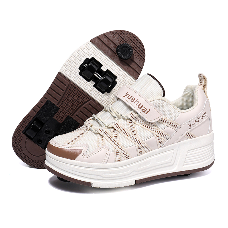 女の子と男の子向けの、4輪で自動的に格納される、目立たないデ - Men'S Shoes のレビューと価格
