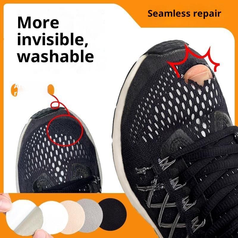 新しい自己粘着靴穴修理パッチ接着剤不要、洗濯可能、メッシュス - Sneakers のレビューと価格