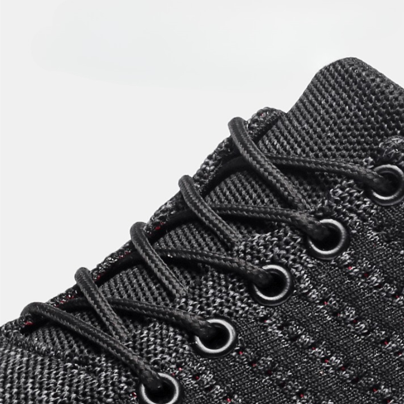 メンズスニーカーニットシューズファッションカジュアルスニーカ - Knit Fabric Lace Up Sneakers のレビューと価格