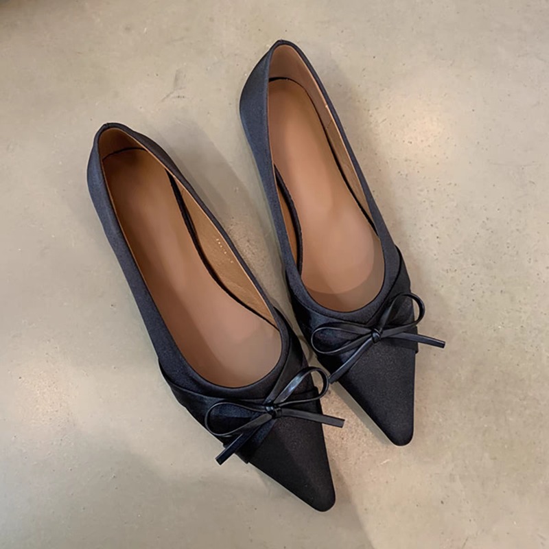 夏の新作シフォンファッション、甘いリボン付きカジュアルフラッ - Women'S Shoes のレビューと価格