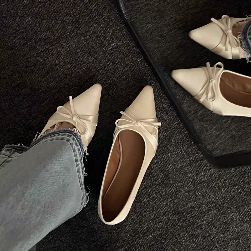 夏の新作シフォンファッション、甘いリボン付きカジュアルフラッ - Women'S Shoes のレビューと価格